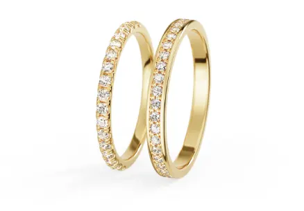Obrączki damskie z diamentami